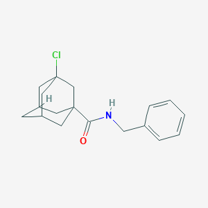 molecular formula C18H22ClNO B4880973 N-benzyl-3-chloro-1-adamantanecarboxamide 