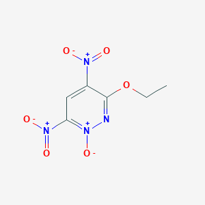 3-Ethoxy-4,6-dinitro-1-oxidopyridazin-1-ium