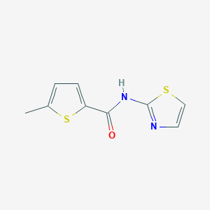 molecular formula C9H8N2OS2 B4881161 5-methyl-N-1,3-thiazol-2-yl-2-thiophenecarboxamide 
