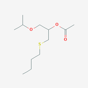 2-(butylthio)-1-(isopropoxymethyl)ethyl acetate