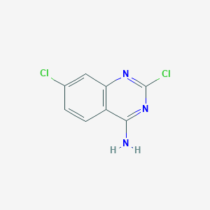 molecular formula C8H5Cl2N3 B048812 2,7-二氯喹唑啉-4-胺 CAS No. 111218-91-8