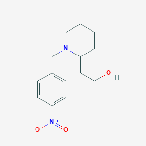 molecular formula C14H20N2O3 B4881326 2-[1-(4-nitrobenzyl)-2-piperidinyl]ethanol 