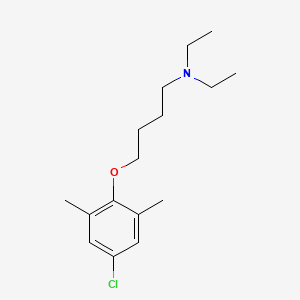 molecular formula C16H26ClNO B4881508 4-(4-chloro-2,6-dimethylphenoxy)-N,N-diethyl-1-butanamine 