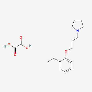 molecular formula C17H25NO5 B4881591 1-[3-(2-ethylphenoxy)propyl]pyrrolidine oxalate 