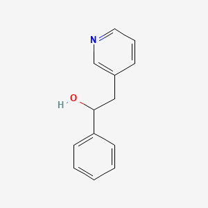 molecular formula C13H13NO B4881592 1-phenyl-2-(3-pyridinyl)ethanol CAS No. 6312-10-3