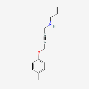 molecular formula C14H17NO B4881614 N-allyl-4-(4-methylphenoxy)-2-butyn-1-amine 