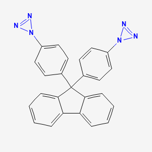 molecular formula C25H16N6 B4881671 1,1'-(9H-fluorene-9,9-diyldi-4,1-phenylene)bis-1H-triazirene 