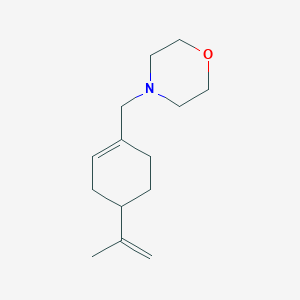 molecular formula C14H23NO B4881707 4-[(4-isopropenyl-1-cyclohexen-1-yl)methyl]morpholine 