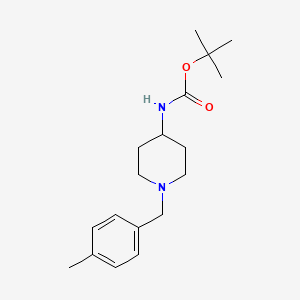 molecular formula C18H28N2O2 B4881740 tert-butyl [1-(4-methylbenzyl)-4-piperidinyl]carbamate 
