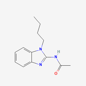 molecular formula C13H17N3O B4881812 N-(1-butyl-1H-benzimidazol-2-yl)acetamide 