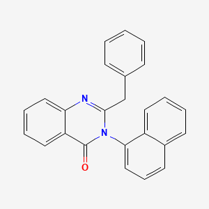 molecular formula C25H18N2O B4881830 2-benzyl-3-(1-naphthyl)-4(3H)-quinazolinone 