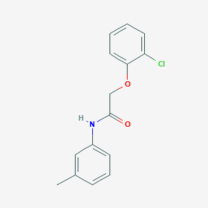 molecular formula C15H14ClNO2 B4881877 2-(2-chlorophenoxy)-N-(3-methylphenyl)acetamide 
