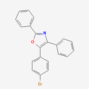 molecular formula C21H14BrNO B4881880 5-(4-bromophenyl)-2,4-diphenyl-1,3-oxazole 
