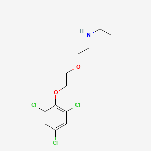 molecular formula C13H18Cl3NO2 B4882079 N-{2-[2-(2,4,6-trichlorophenoxy)ethoxy]ethyl}-2-propanamine 