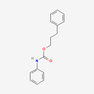 molecular formula C16H17NO2 B4882086 3-苯基丙基苯甲酸酯 
