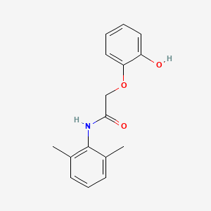 molecular formula C16H17NO3 B4882171 N-(2,6-dimethylphenyl)-2-(2-hydroxyphenoxy)acetamide 