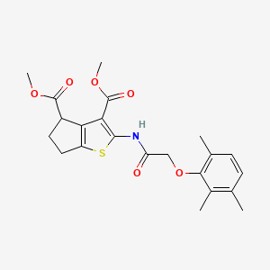 dimethyl 2-{[(2,3,6-trimethylphenoxy)acetyl]amino}-5,6-dihydro-4H-cyclopenta[b]thiophene-3,4-dicarboxylate