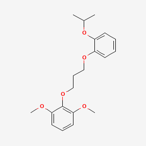 molecular formula C20H26O5 B4882424 2-[3-(2-isopropoxyphenoxy)propoxy]-1,3-dimethoxybenzene 