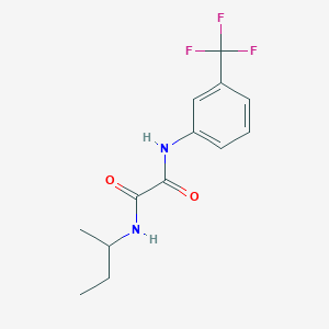 molecular formula C13H15F3N2O2 B4882473 N-(sec-butyl)-N'-[3-(trifluoromethyl)phenyl]ethanediamide CAS No. 5378-86-9