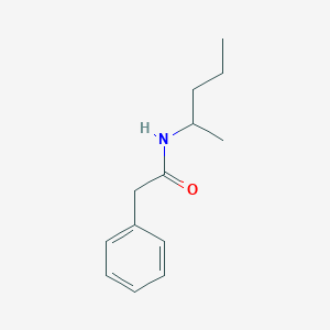 molecular formula C13H19NO B4882619 N-(1-methylbutyl)-2-phenylacetamide 