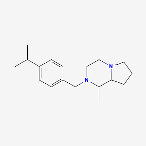 molecular formula C18H28N2 B4882689 2-(4-isopropylbenzyl)-1-methyloctahydropyrrolo[1,2-a]pyrazine 