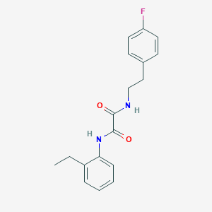 molecular formula C18H19FN2O2 B4882735 N-(2-ethylphenyl)-N'-[2-(4-fluorophenyl)ethyl]ethanediamide 