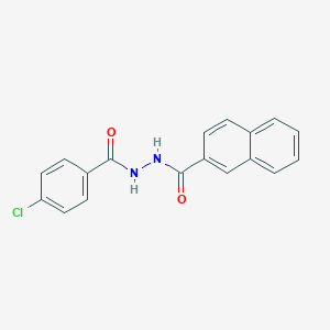 molecular formula C18H13ClN2O2 B4882748 N'-(4-chlorobenzoyl)-2-naphthohydrazide 