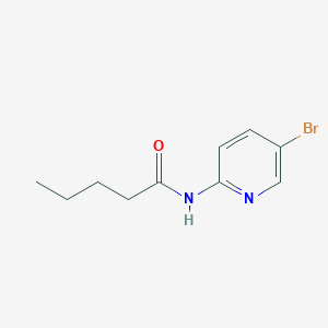 molecular formula C10H13BrN2O B4882764 N-(5-bromo-2-pyridinyl)pentanamide 