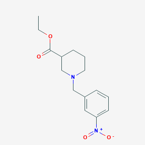 molecular formula C15H20N2O4 B4882841 ethyl 1-(3-nitrobenzyl)-3-piperidinecarboxylate 