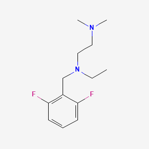 molecular formula C13H20F2N2 B4882852 (2,6-difluorobenzyl)[2-(dimethylamino)ethyl]ethylamine 