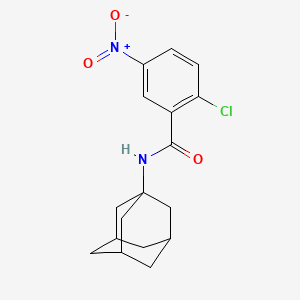 molecular formula C17H19ClN2O3 B4882875 N-1-adamantyl-2-chloro-5-nitrobenzamide CAS No. 85469-95-0