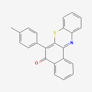 molecular formula C23H15NOS B4882915 6-(4-methylphenyl)-5H-benzo[a]phenothiazin-5-one 