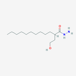 2-(2-hydroxyethyl)dodecanohydrazide