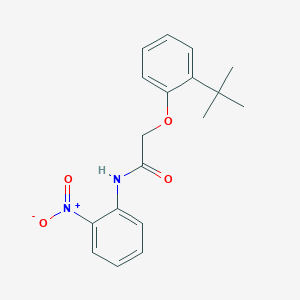 molecular formula C18H20N2O4 B4883277 2-(2-tert-butylphenoxy)-N-(2-nitrophenyl)acetamide 