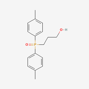 molecular formula C17H21O2P B4883278 3-[bis(4-methylphenyl)phosphoryl]-1-propanol 