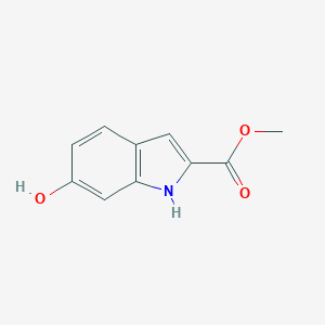 molecular formula C10H9NO3 B048833 6-羟基-1H-吲哚-2-甲酸甲酯 CAS No. 116350-38-0