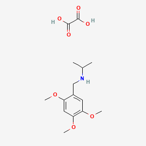 molecular formula C15H23NO7 B4883312 N-(2,4,5-trimethoxybenzyl)-2-propanamine oxalate 
