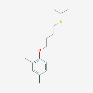 molecular formula C15H24OS B4883373 1-[4-(isopropylthio)butoxy]-2,4-dimethylbenzene 