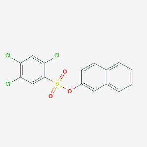 molecular formula C16H9Cl3O3S B4883474 2-naphthyl 2,4,5-trichlorobenzenesulfonate CAS No. 6394-44-1