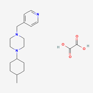 molecular formula C19H29N3O4 B4883790 1-(4-methylcyclohexyl)-4-(4-pyridinylmethyl)piperazine oxalate 