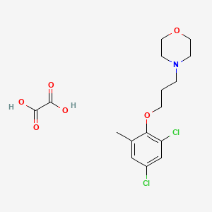 molecular formula C16H21Cl2NO6 B4883828 4-[3-(2,4-dichloro-6-methylphenoxy)propyl]morpholine oxalate 