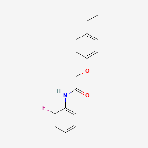 molecular formula C16H16FNO2 B4883840 2-(4-ethylphenoxy)-N-(2-fluorophenyl)acetamide 