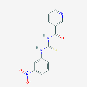 N-{[(3-nitrophenyl)amino]carbonothioyl}nicotinamide