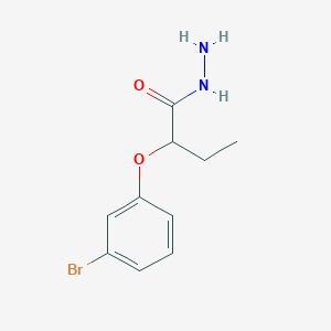 molecular formula C10H13BrN2O2 B4884215 2-(3-bromophenoxy)butanohydrazide 
