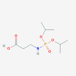 molecular formula C9H20NO5P B4884230 N-(diisopropoxyphosphoryl)-beta-alanine 