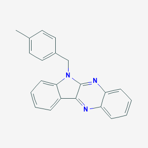 molecular formula C22H17N3 B488443 6-(4-methylbenzyl)-6H-indolo[2,3-b]quinoxaline CAS No. 612051-52-2