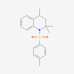 molecular formula C19H23NO2S B4884478 2,2,4-trimethyl-1-[(4-methylphenyl)sulfonyl]-1,2,3,4-tetrahydroquinoline 