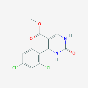 methyl 4-(2,4-dichlorophenyl)-6-methyl-2-oxo-1,2,3,4-tetrahydro-5-pyrimidinecarboxylate