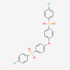 molecular formula C24H16Cl2O5S2 B4884709 1,1'-oxybis{4-[(4-chlorophenyl)sulfonyl]benzene} CAS No. 29446-20-6