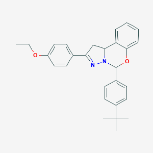5-(4-Tert-butylphenyl)-2-(4-ethoxyphenyl)-1,10b-dihydropyrazolo[1,5-c][1,3]benzoxazine